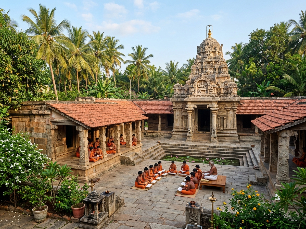 Traditional Gurukula Campus & Temple