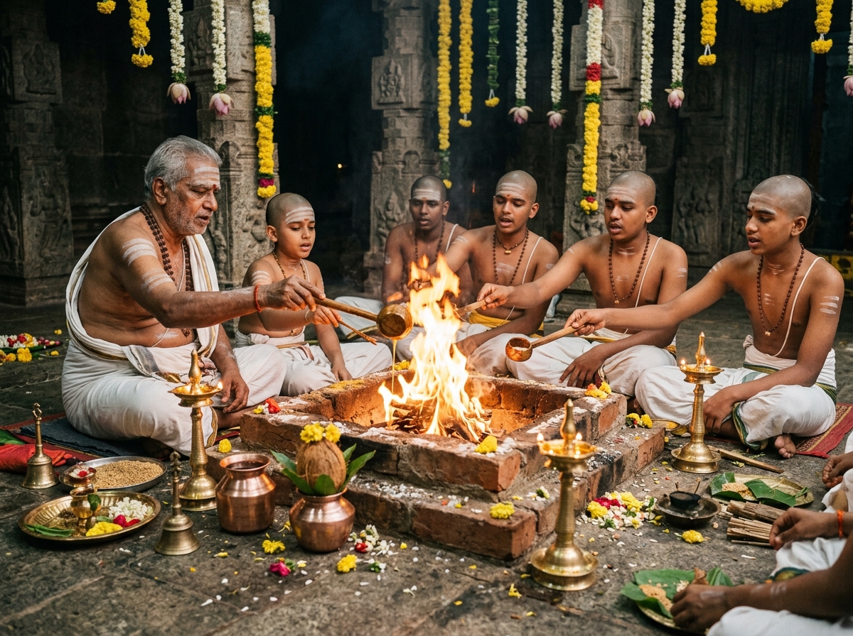 Agamic Shanti Homa & Temple Rituals